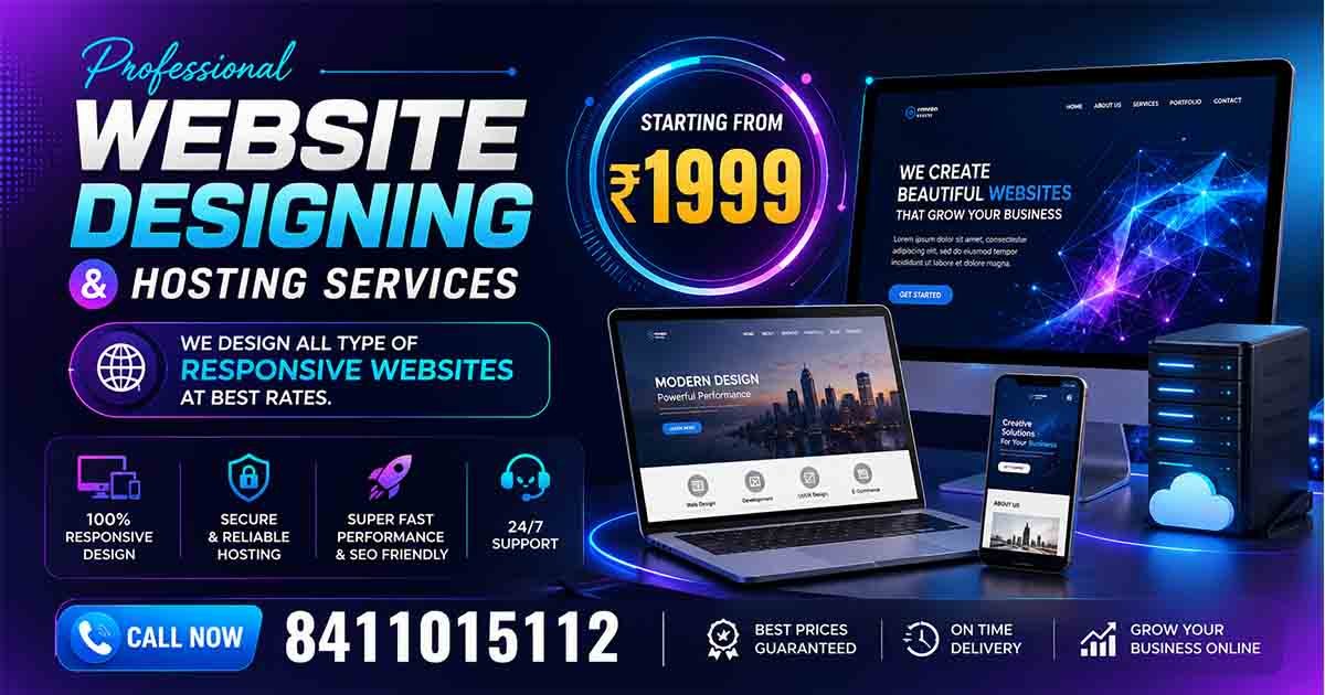 Professional Website Designing & Hosting Services