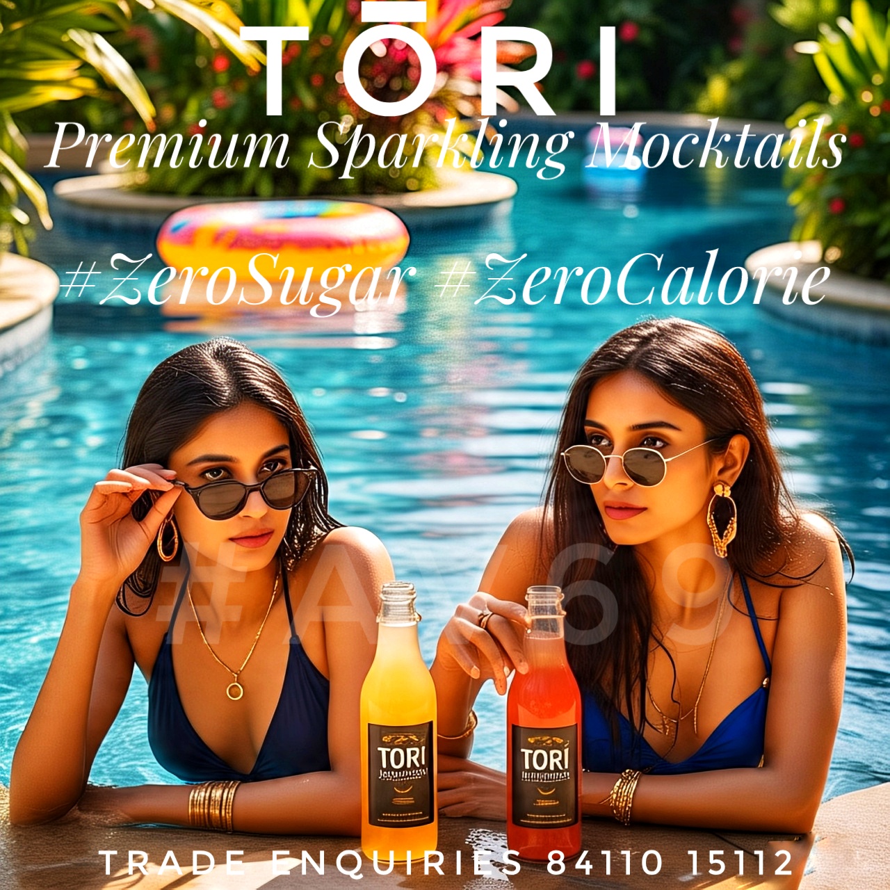 TORI : Premium Sparkling Water With Apple Cider 🌟💦